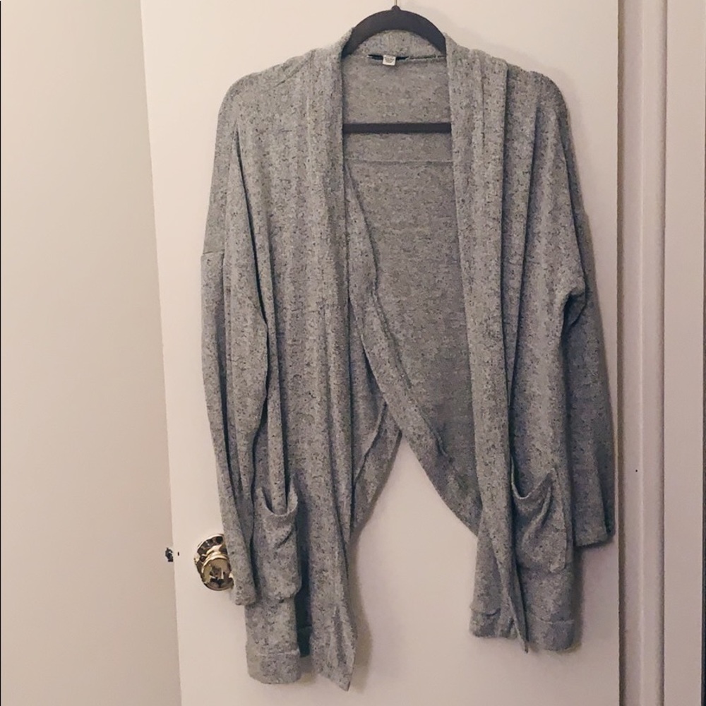Gray American Eagle Soft Cardigan